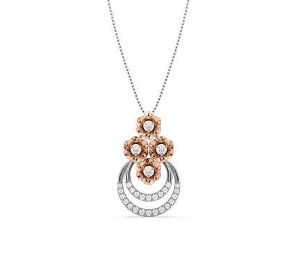 Stacy Flower Diamond Pendant