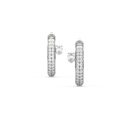 Audrey J Bali Diamond Earrings