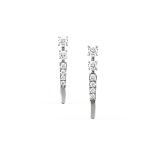 Elina Spike Diamond Earrings