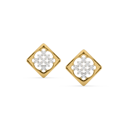 Cassandra Square Stud Earrings