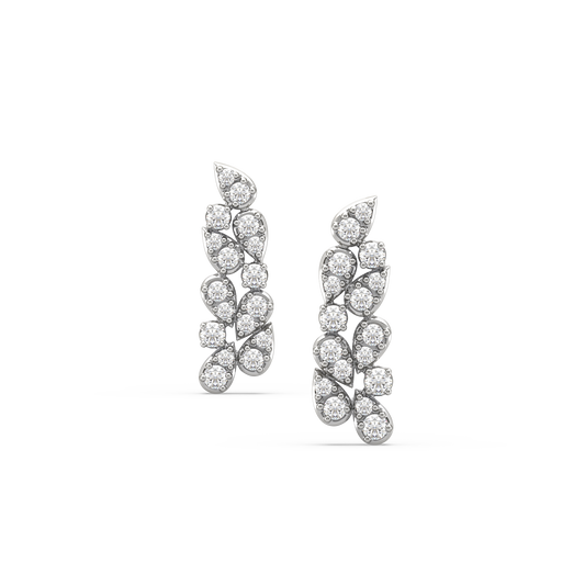 Senna Cluster Diamond Earrings