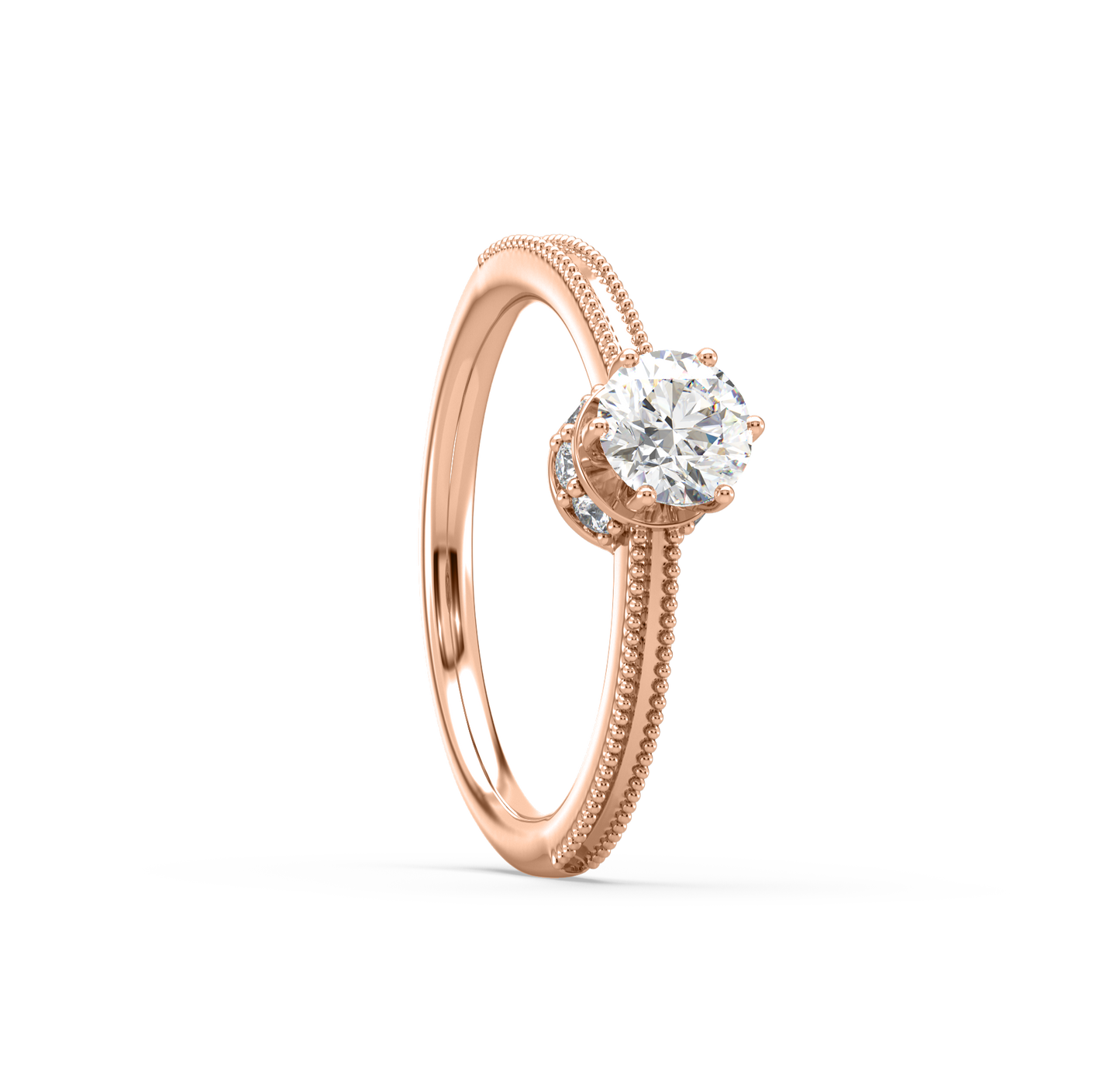 Grace Ornate Solitaire Ring