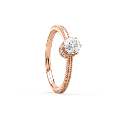 Grace Ornate Solitaire Ring