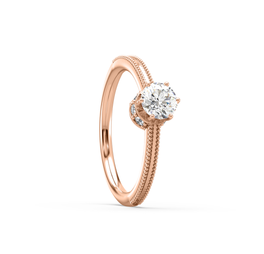 Grace Ornate Solitaire Ring