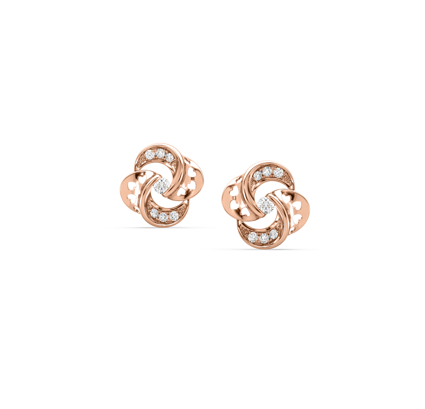 Carmen Entwined Round Studs