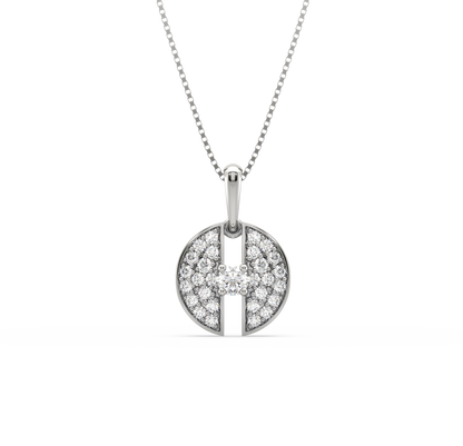 Millie Disc Diamond Pendant