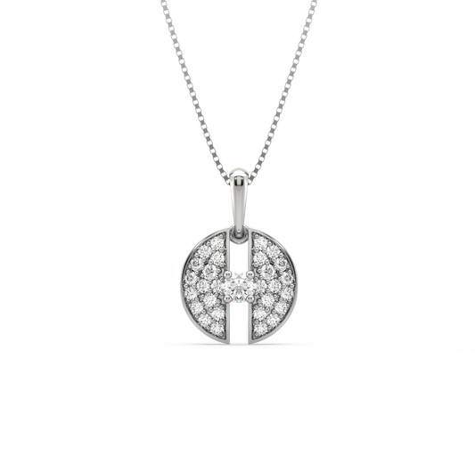 Millie Disc Diamond Pendant