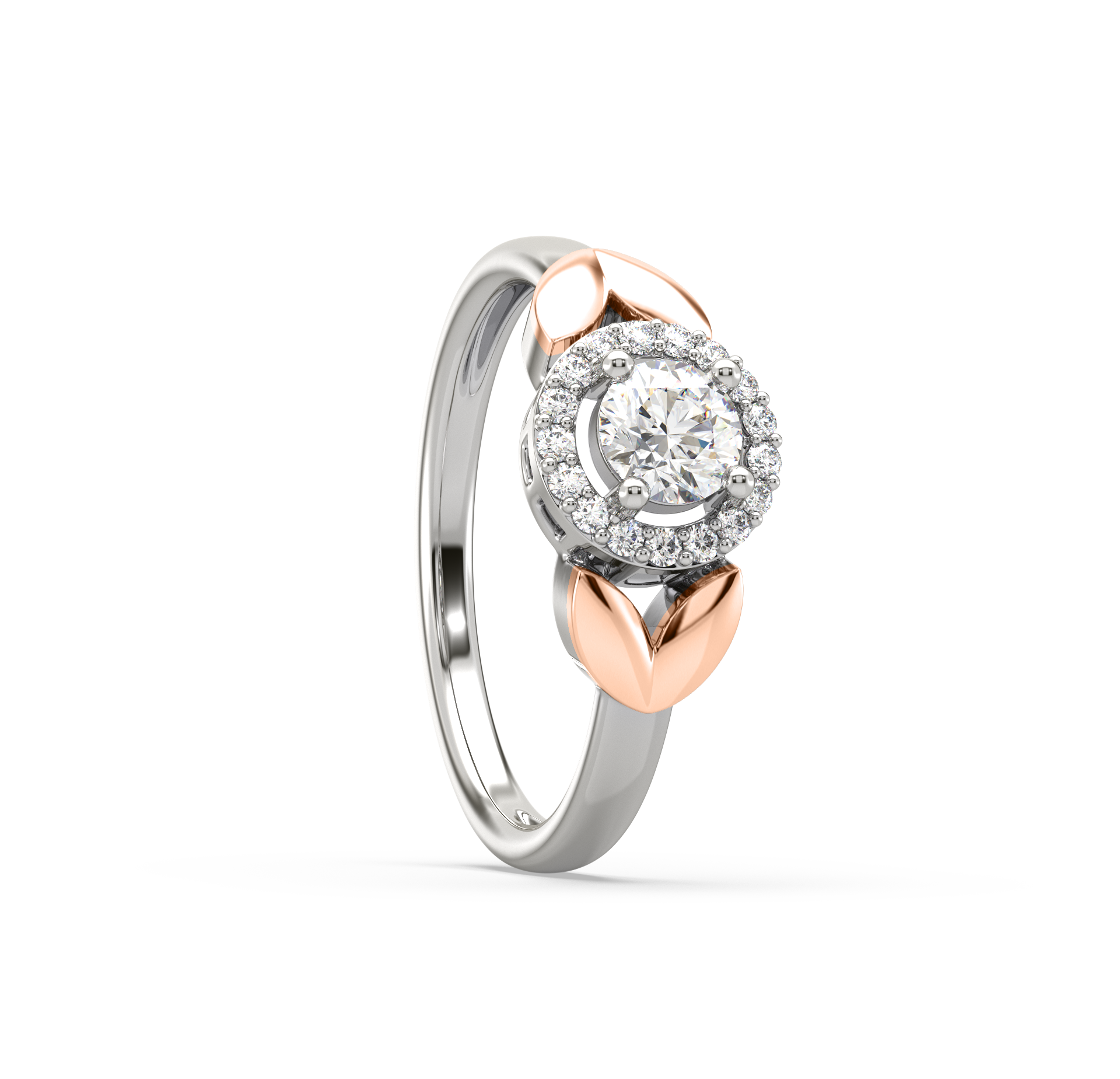 Cassandra Halo Diamond Ring