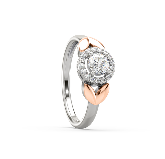 Cassandra Halo Diamond Ring