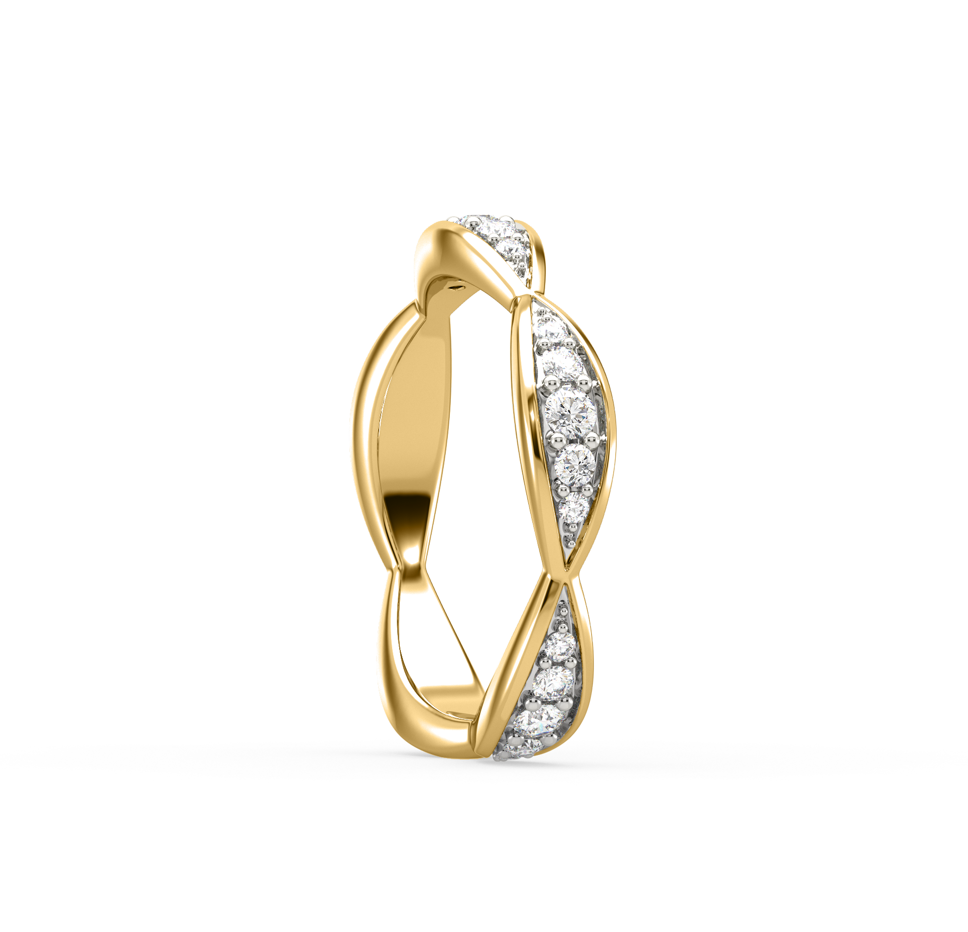 Vera Waterfall Stackable Diamond Ring