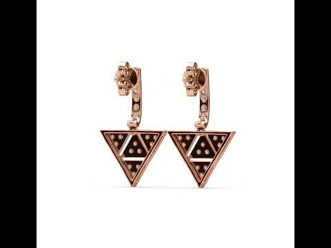 Hanging Pyramid Earrings DEr05  Miharu Crafts