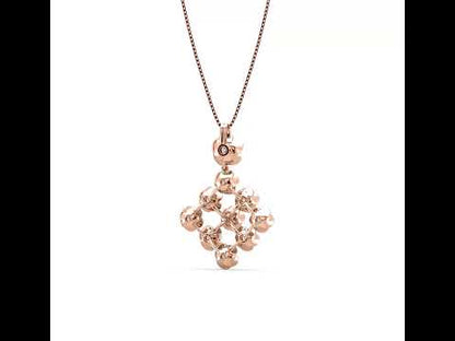 Zeba Flower Diamond Pendant