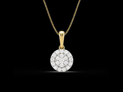 Dani Halo Diamond Pendant