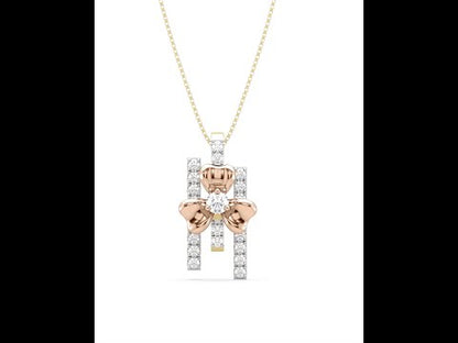 Loretta Flower Diamond Pendant