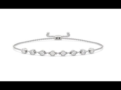 Versa Sparkling Diamond Adjustable Bracelet