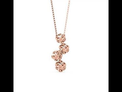 Louisa Flower Diamond Pendant