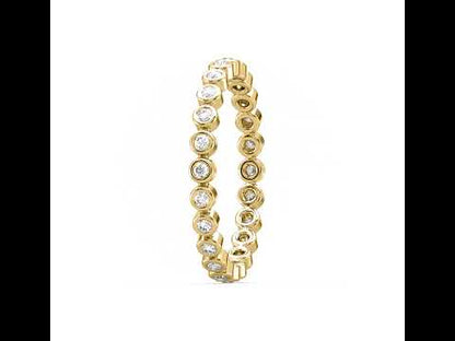 Tina Stackable Diamond Band