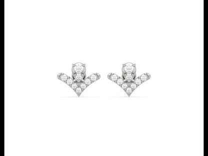 Cheryl Leaf Stud Earrings