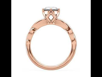 Vanessa Intertwined Solitaire Ring