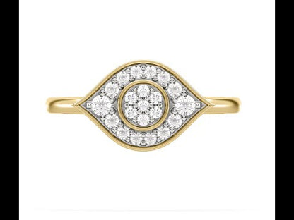 Suzy Evil Eye Cluster Ring