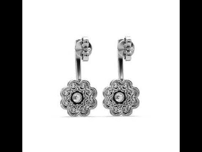 Darcy Flower Diamond Earrings