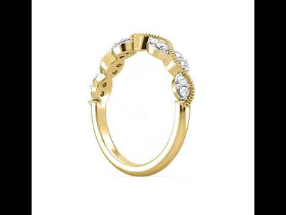 Alice Ripple Stackable Diamond Ring