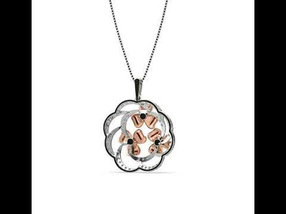 Myra Floral Diamond Pendant