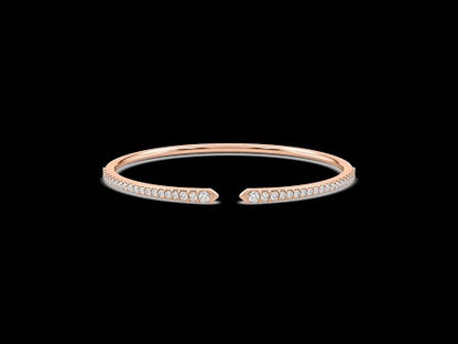 Jessy Stylish Diamond Open Bangle