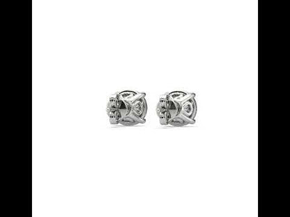 Winnie Solitaire Stud Earrings