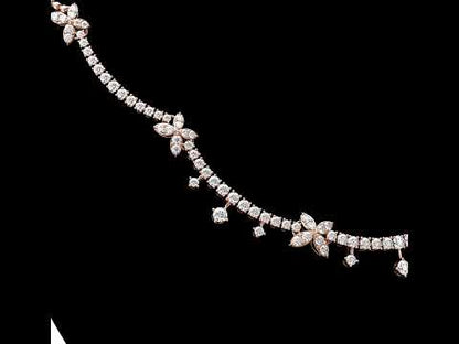 Nila Flower Diamond Necklace