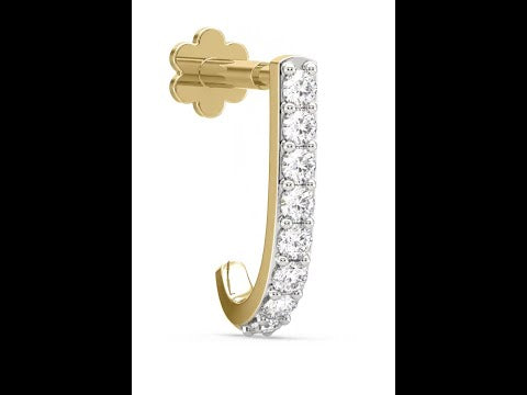 Gold Exuberant Glow Nose Pin – GIVA Jewellery