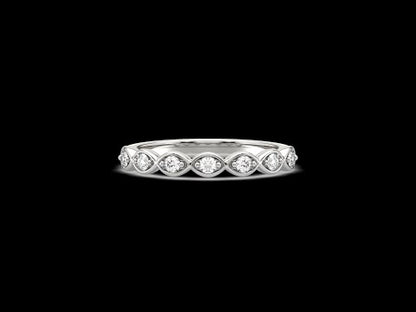 Miley Half Infinity Stackable Ring