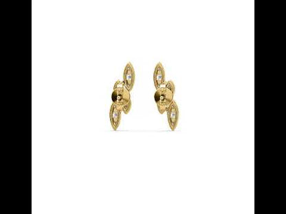 Katarine Cluster Diamond Earrings