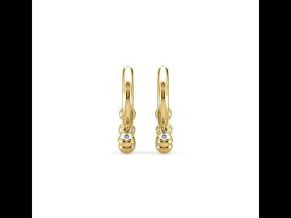 Beatrice Diamond Hoop Earrings