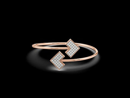 Celina Arrow Flexible Diamond Bangle