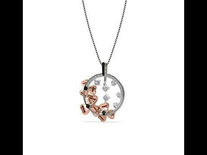 Minnie 2 tone Diamond Pendant