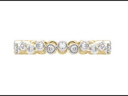 Misty Dewdrop Diamond Band