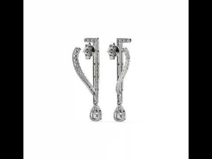 Celine Droplet Diamond Earrings