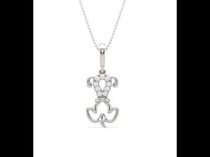 Amanda Puppy Diamond Pendant