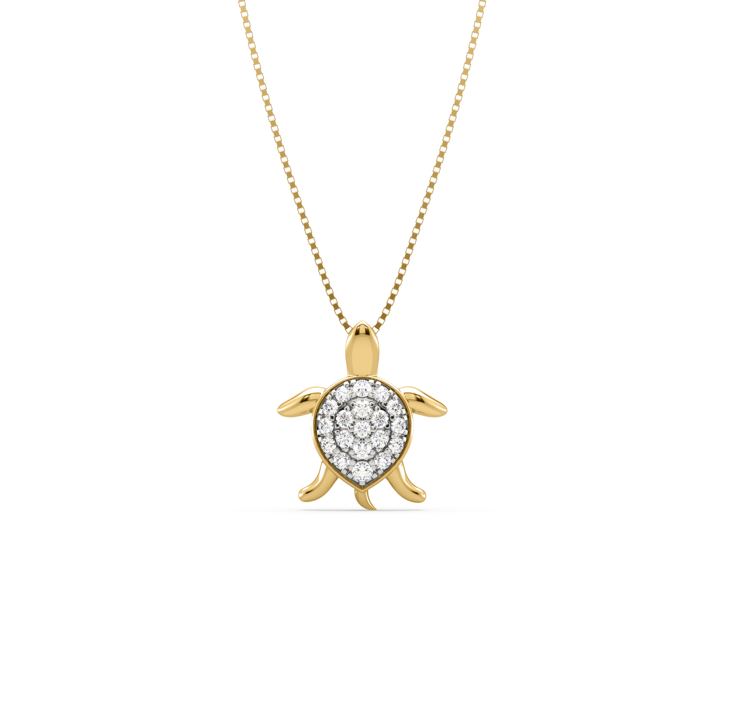 Agatha Turtle Diamond Pendant